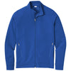 Sport-Tek Men's True Royal Sport-Wick Flex Fleece Full-Zip