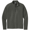 Sport-Tek Men's Dark Grey Heather Sport-Wick Flex Fleece 1/4-Zip