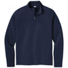 Sport-Tek Men's True Navy Sport-Wick Flex Fleece 1/4-Zip