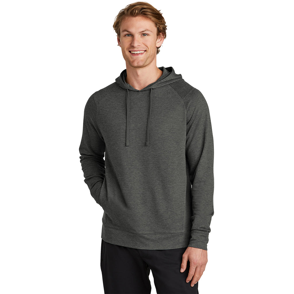 Sport-Tek Men's Dark Grey Heather Sport-Wick Flex Fleece Pullover Hoodie