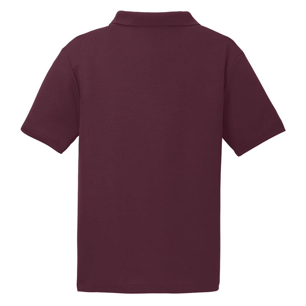 Sport-Tek Men's Maroon PosiCharge RacerMesh Polo