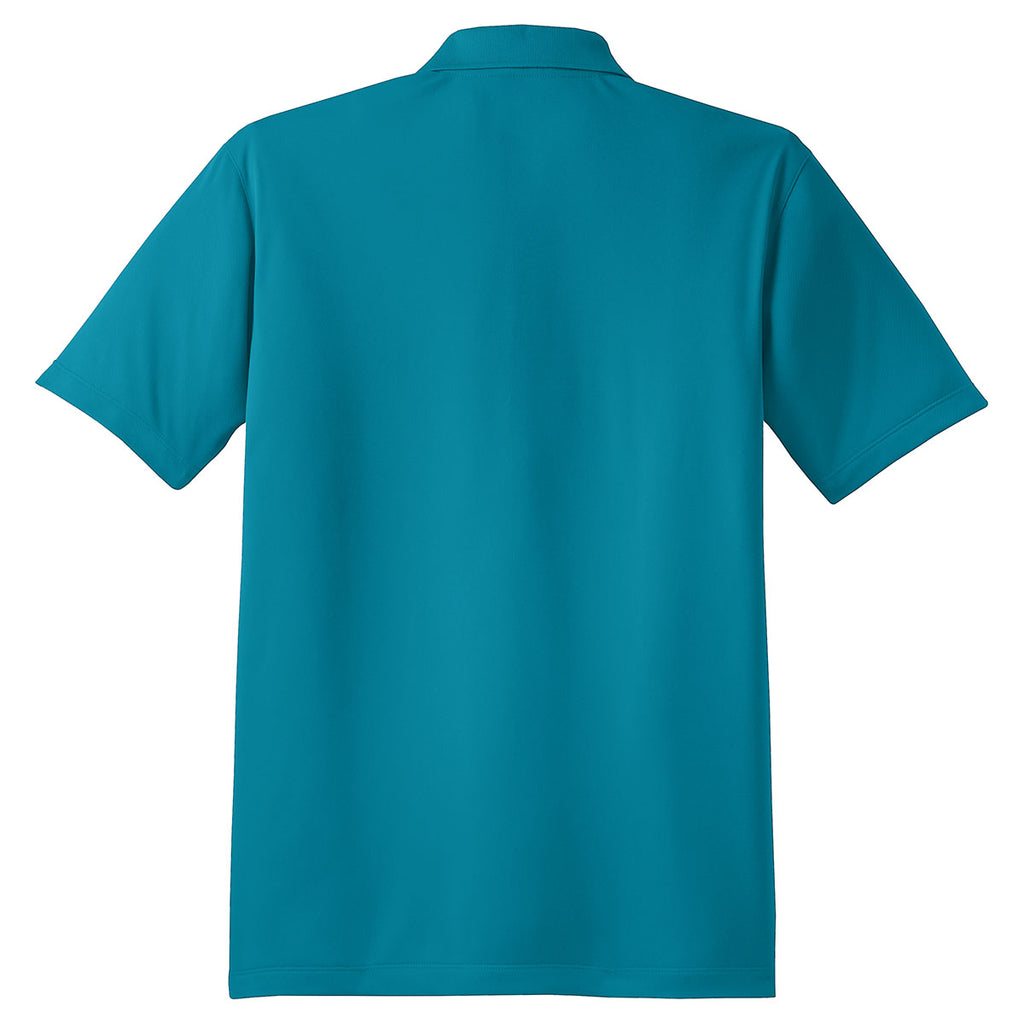 Sport-Tek Men's Tropic Blue Micropique Sport-Wick Polo