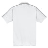 Sport-Tek Men's White/Iron Grey Micropique Sport-Wick Piped Polo