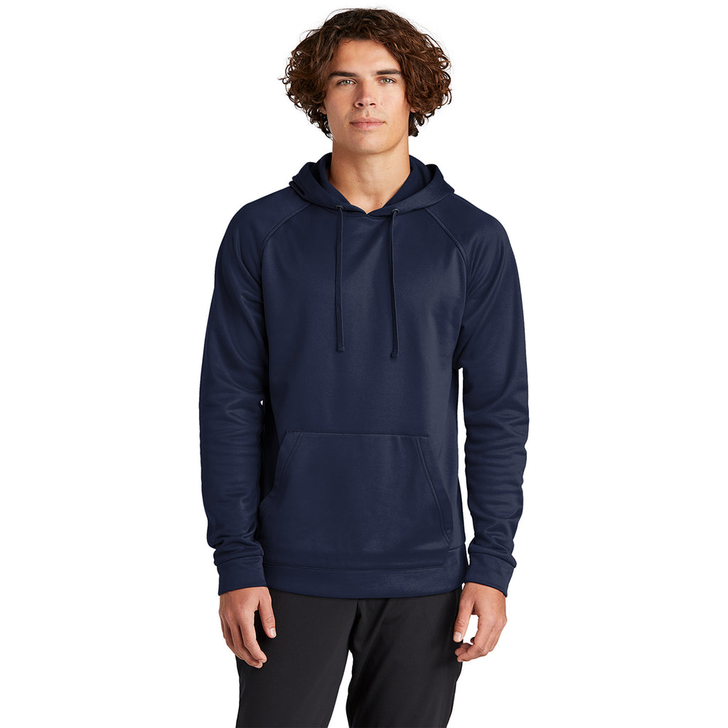 Sport-Tek Men's True Navy Re-Compete Fleece Pullover Hoodie