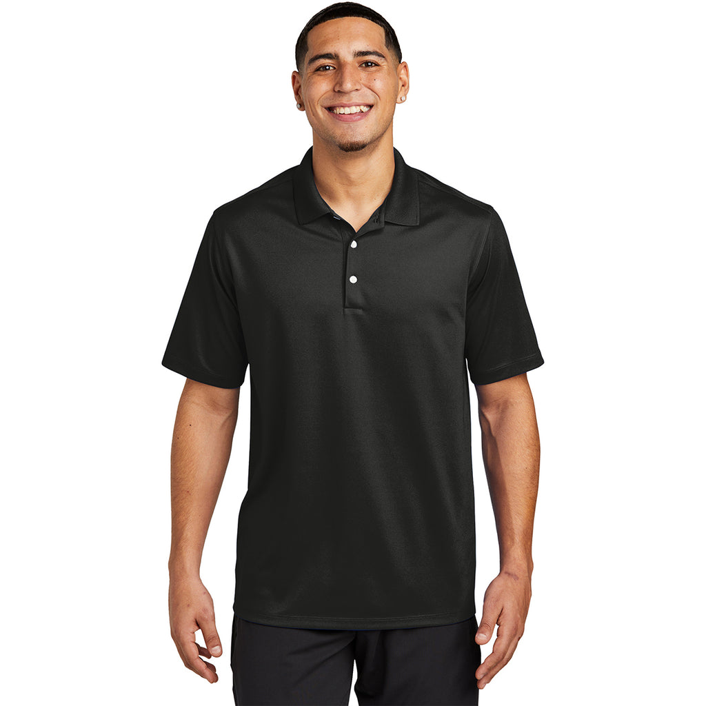 Sport-Tek Men's Black UV Micropique Polo