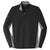 Sport-Tek Men's Black/Charcoal Grey Heather Sport-Wick Stretch Contrast 1/2-Zip Pullover