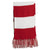 Sport-Tek Spectator True Red/White Scarf