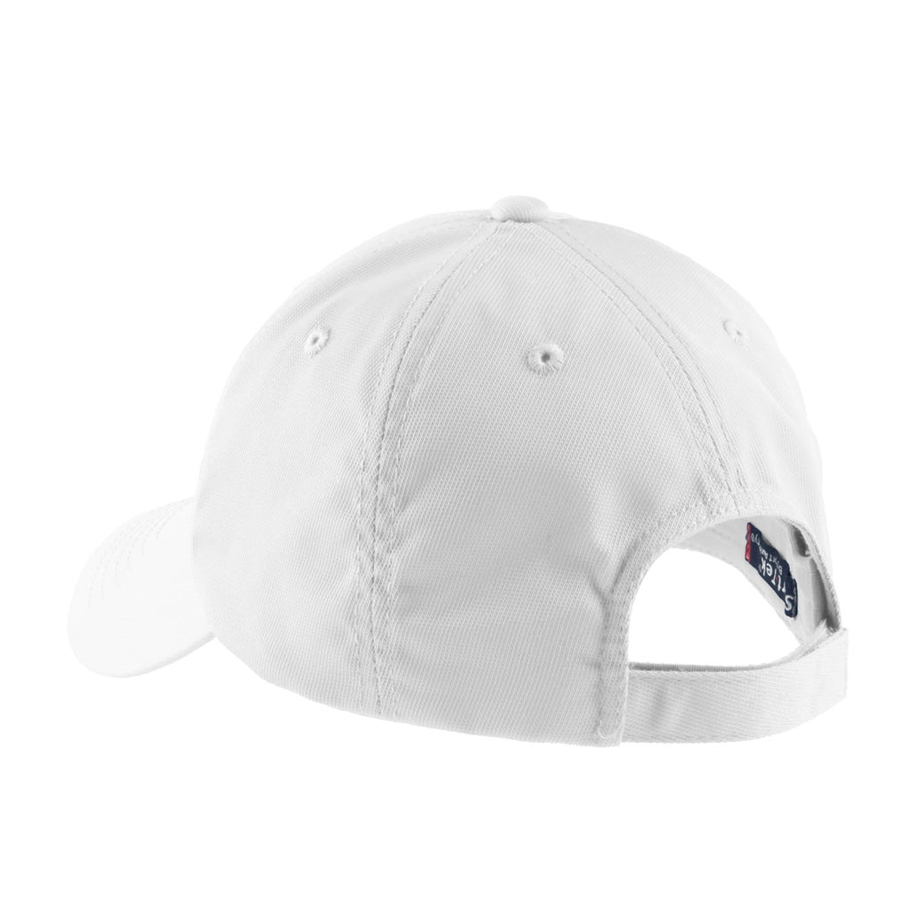 Sport-Tek White Dry Zone Nylon Cap