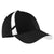 Sport-Tek Black/White Dry Zone Mesh Inset Cap