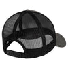 Sport-Tek Iron Grey/Black PosiCharge Competitor Mesh Back Cap