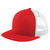 Sport-Tek True Red/White Yupoong 5-Panel Classic Trucker Mesh Back Cap