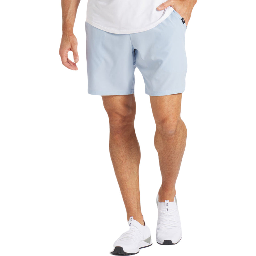 UNRL Men's Sky Blue Stride Short [7.5"]