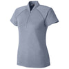 Swannies Golf Women's Navy Heather Quinn Polo