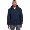 Berne Men's Navy Heritage Thermal-Lined Full-Zip Hooded Sweatshirt