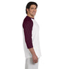 Champion Men's White/Maroon Baseball T-Shirt