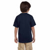 Champion Youth Navy 6.1-Ounce Short-Sleeve T-Shirt