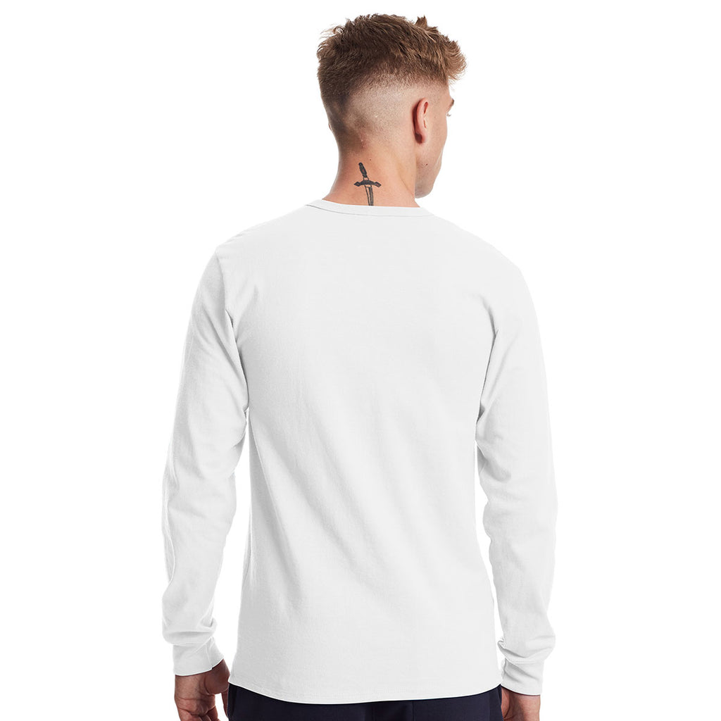 Champion Unisex White Heritage Long-Sleeve T-Shirt