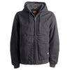 Timberland Men's Jet Black Gritman Lined Canvas Hooded Jacket