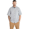 Timberland Men's Skyway Woodfort Short Sleeve Flannel Flex Shirt