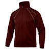 BAW Men's Maroon/White Dual Line Tricot Jacket