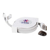 Innovations White/Grey 6 Foot Retractable USB Cable