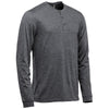 Stormtech Men's Graphite Heather Torcello Long Sleeve Henley