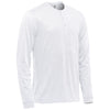 Stormtech Men's White Torcello Long Sleeve Henley