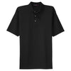 Sport-Tek Men's Black Tall Dri-Mesh Polo