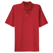 Sport-Tek Men's Red Tall Dri-Mesh Polo