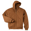 CornerStone Men's Tall Duck Brown Duck Cloth Hooded Work Jacket