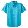 Port Authority Men's Maui Blue Tall Short Sleeve Easy Care Shirt