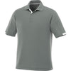 Elevate Men's Steel Grey Kiso Short Sleeve Polo