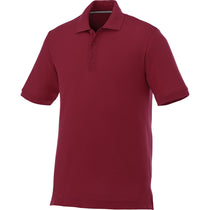 Elevate Men's Maroon Crandall Short Sleeve Polo