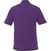 Elevate Men's Purple Crandall Short Sleeve Polo