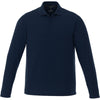 Trimark Men's Navy Mori Long Sleeve Polo