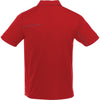 Elevate Men's Team Red/Steel Grey Wilcox Short Sleeve Polo