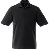 Elevate Men's Black Dade Short Sleeve Polo