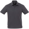 Elevate Men's Black Smoke/Grey Storm Royce Short Sleeve Polo