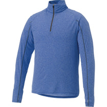 Elevate Men's New Royal Blue Taza Knit Quarter Zip
