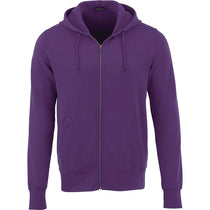 Elevate Men's Purple Cypress Fleece Zip Hoody