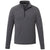 Elevate Men's Heather Dark Charcoal Asgard Eco Knit Quarter Zip