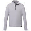 Elevate Men's Silver Heather Asgard Eco Knit Quarter Zip