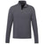 Elevate Men's Heather Dark Charcoal Rigi Eco Knit Quarter Zip