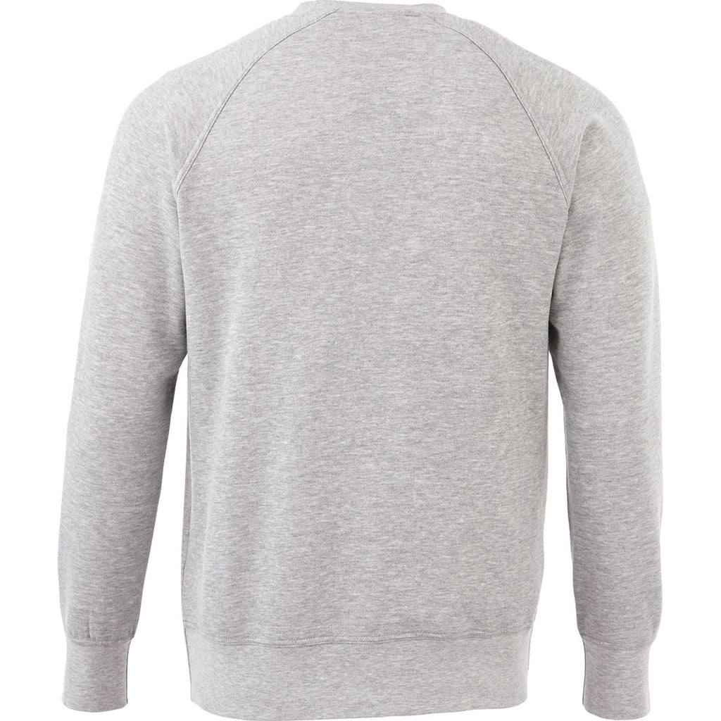 Elevate Men's Heather Grey Krueger Fleece Crew