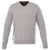 Elevate Men's Heather Grey Bromley Knit V-Neck