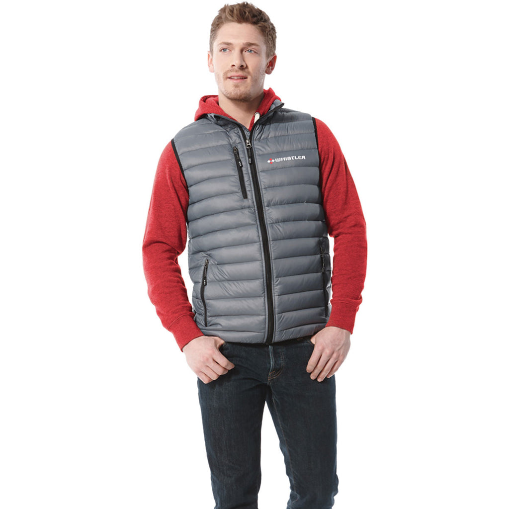 Elevate Men's Steel Grey Whistler Light Down Vest