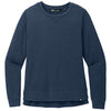 TravisMathew Women's Blue Nights Heather Long Weekend Crew