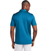 TravisMathew Men's Classic Blue Cabana Solid Polo