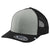 TravisMathew Heather Grey/Black Cruz Colorblock Trucker Cap