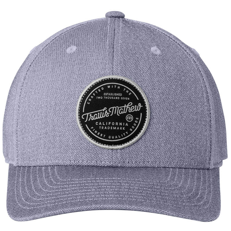 TravisMathew Quiet Shade Grey Heather On Ice Patch Cap